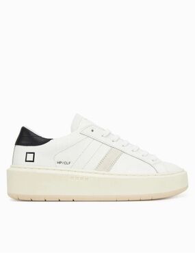 D.A.T.E. Sneakers in White and Gold - 6.5 US